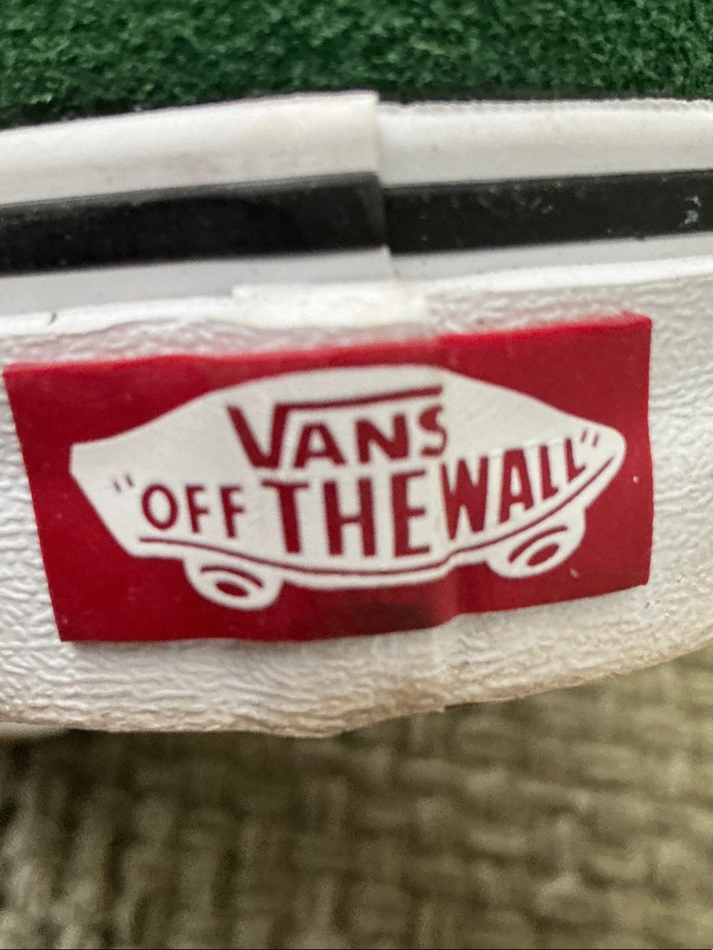 Vans Green Suede Old Skool Sneakers with White Stripe - Picture 3 of 4
